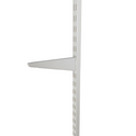 White Twin Slot Bracket