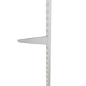White Twin Slot Bracket