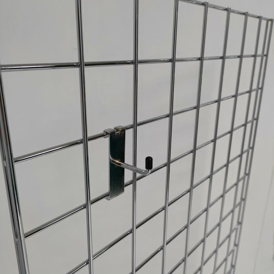 2" Grid Mesh Single Prong Hooks Shop Display (2 Inch)