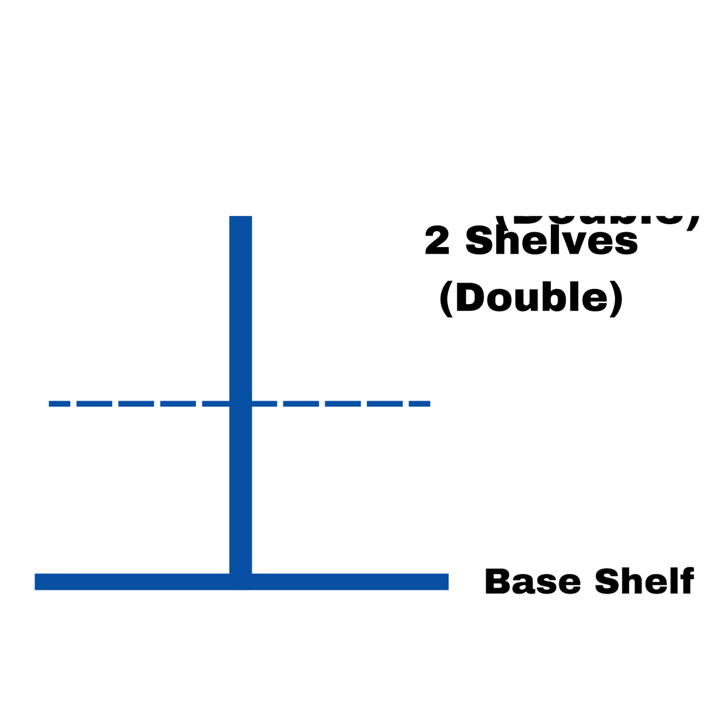 Retail Gondola Shelving Unit - H160cm X W125cm