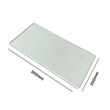 300mm x 200mm x 5mm-Clear Tempered Glass Shelf Panel Storage Sheet Shelving Display Bathroom Shelves