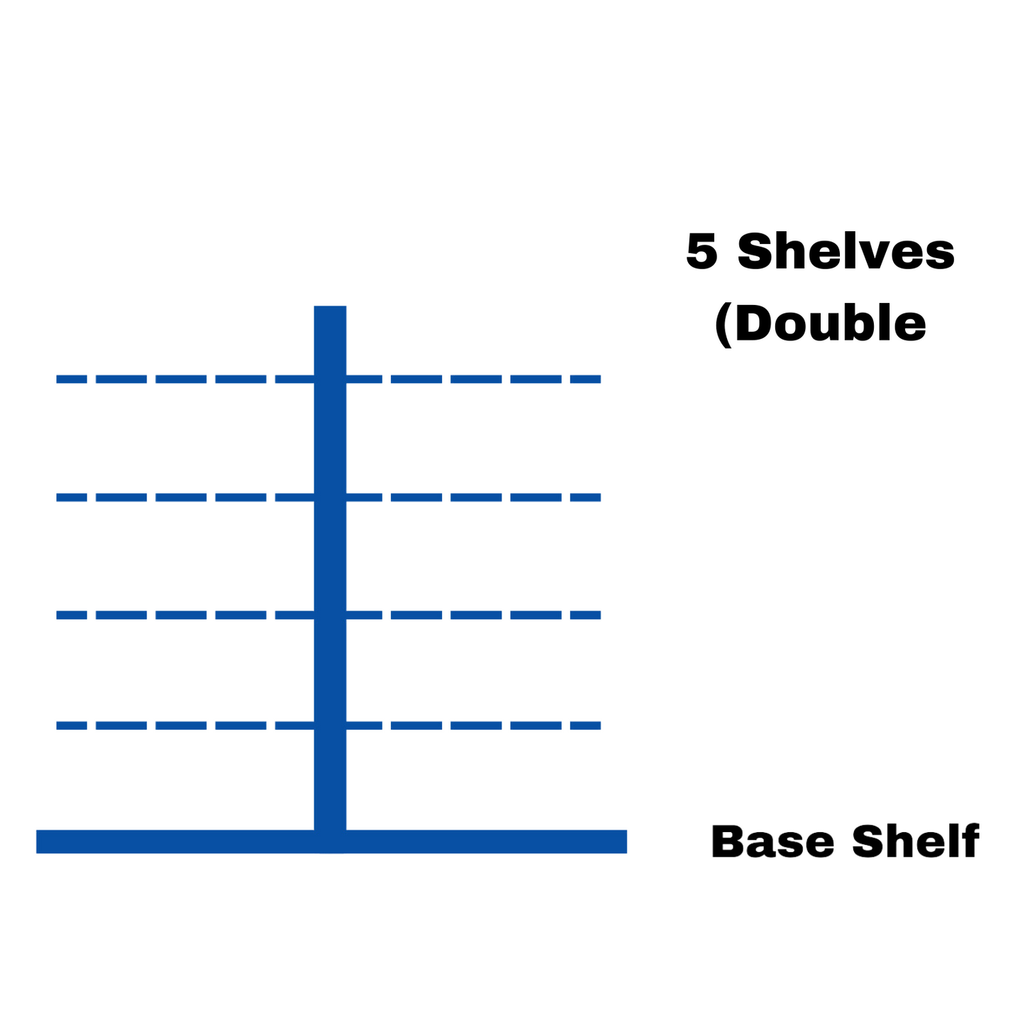 Retail Gondola Shelving Unit - H210cm X W80cm