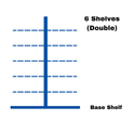 Retail Gondola Shelving Unit - H210cm X W80cm