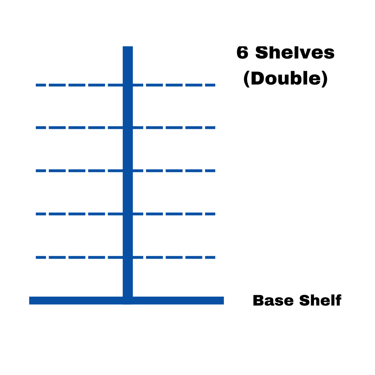 Retail Gondola Shelving Unit - H240cm X W50cm