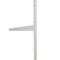 White Twin Slot Bracket