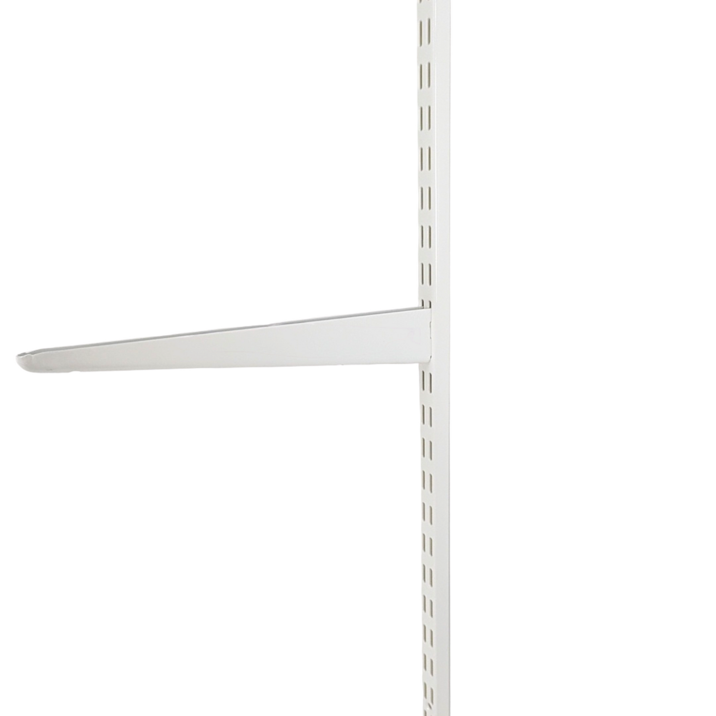 White Twin Slot Bracket