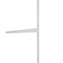 White Twin Slot Bracket