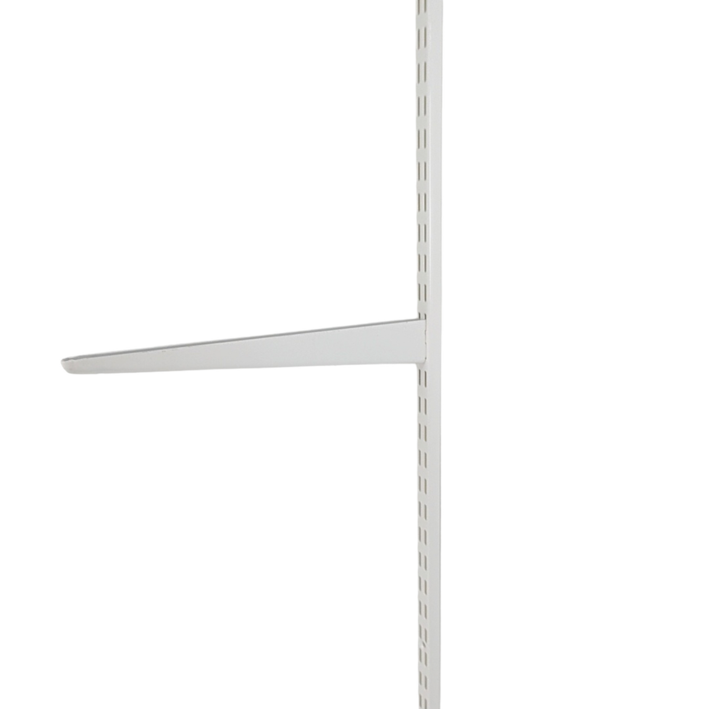 White Twin Slot Bracket