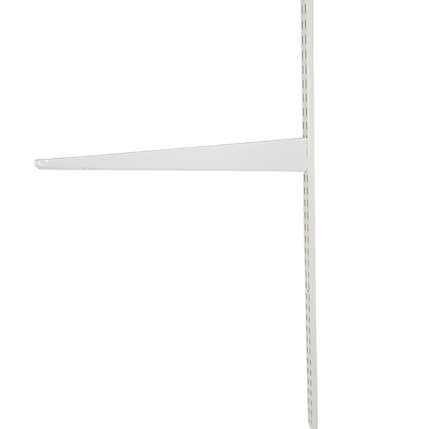 White Twin Slot Bracket