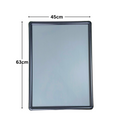 Black Snap Clip Frames Opening Poster Holders Retail Notice Display Board