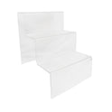 Three-Tier Coloured Acrylic Retail Display Stand For Product Showcase