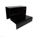 Two-Tier Coloured Acrylic Retail Display Stand For Product Showcase