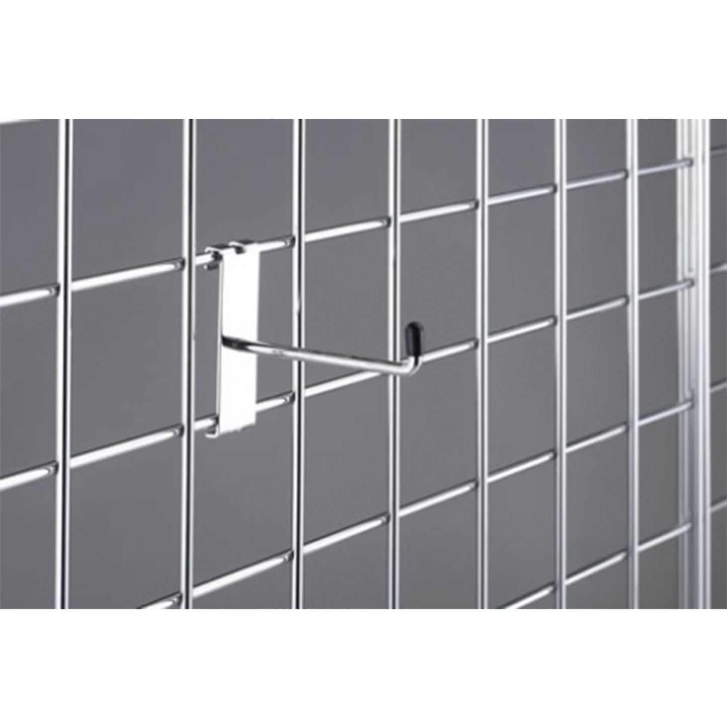 Grid Mesh Hooks Single Prong Shop Display