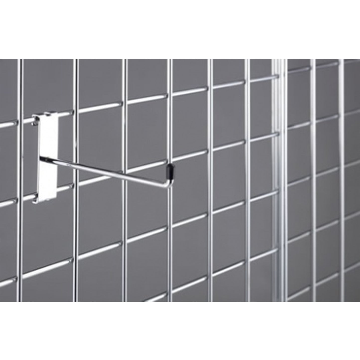 Grid Mesh Hooks Single Prong Shop Display