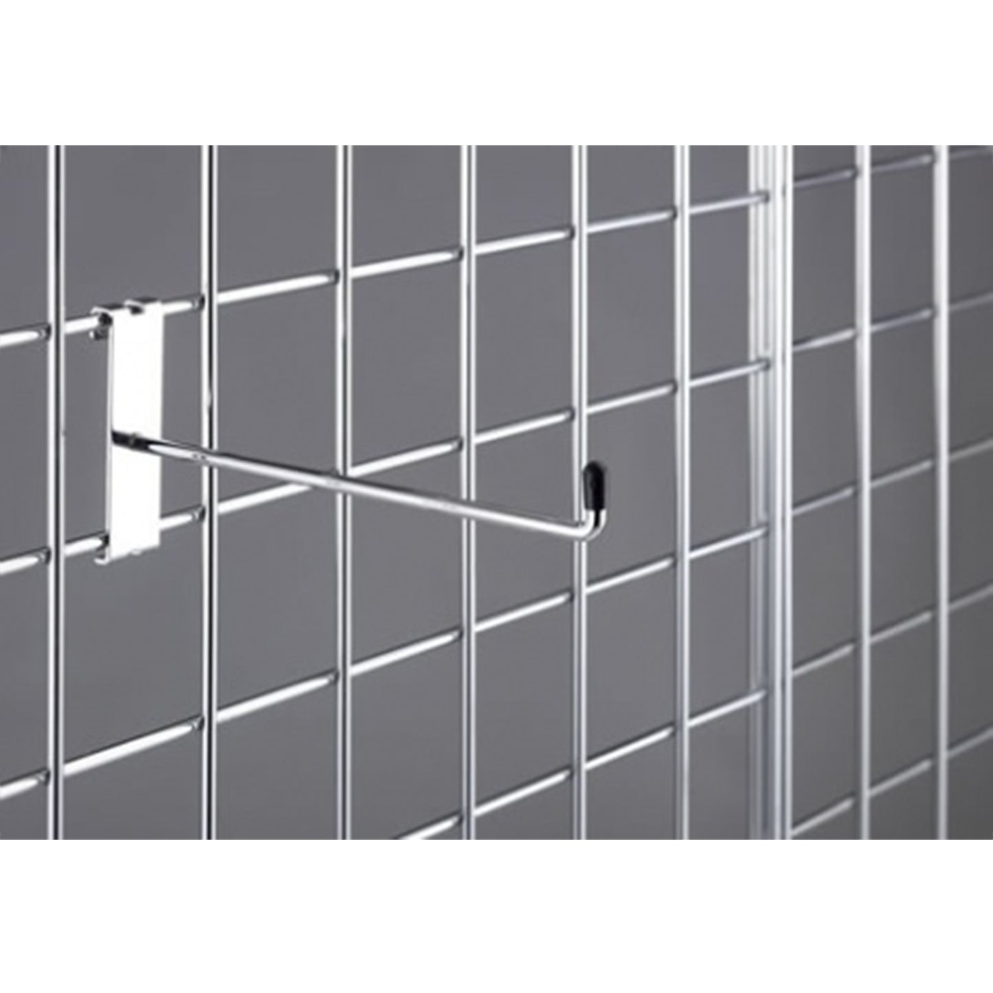 Grid Mesh Hooks Single Prong Shop Display