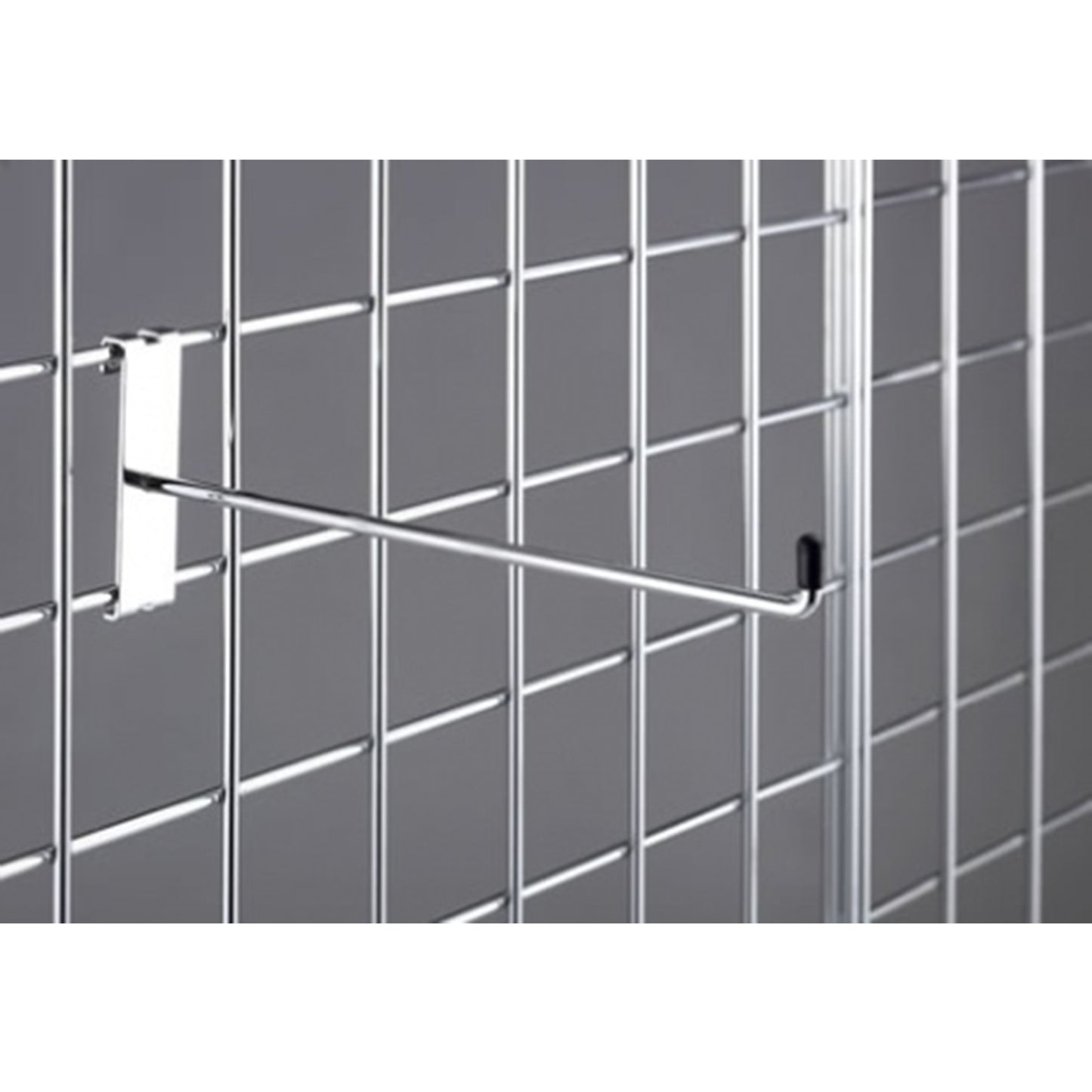 Grid Mesh Hooks Single Prong Shop Display