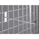 Grid Mesh Hooks Single Prong Shop Display