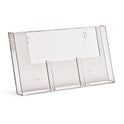 Wall Fix DL Portrait Leaflet Holder (Three Pockets)
