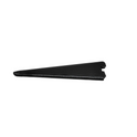 Black Twin Slot Bracket
