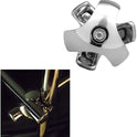 3 Way Tri Clamp Diameter New Clothes Garment Rail Walk In Wardrobe Chrome Tubing Hanging Rail System