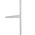 White Twin Slot Bracket
