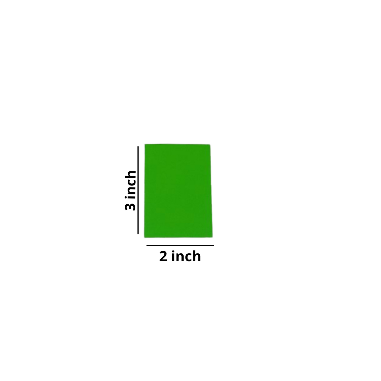 Thin Sized Plain Fluorescent Dyglo Cards