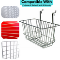 Heavy Duty Grid Mesh Retail Shop Display Basket