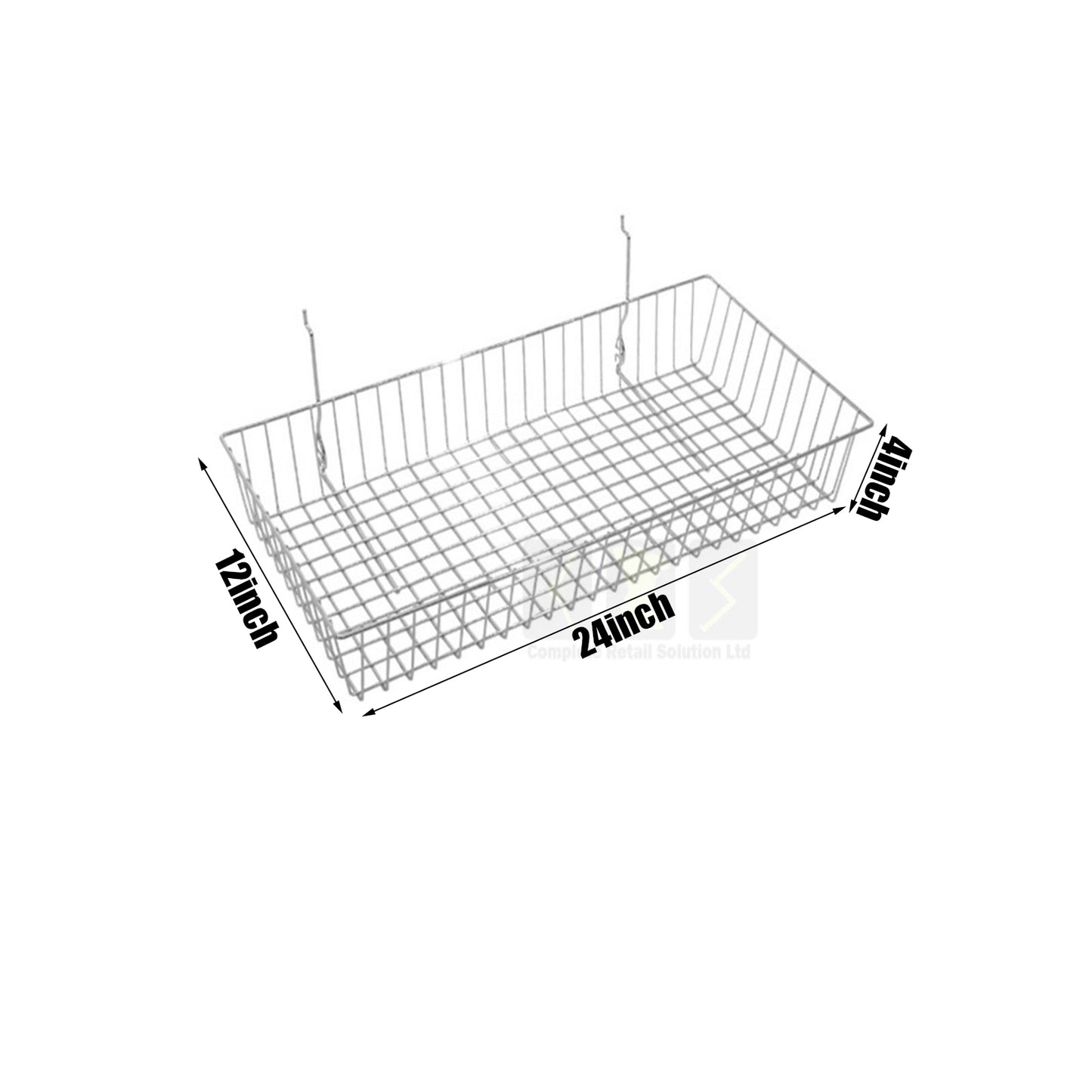 Heavy Duty Grid Mesh Retail Shop Display Basket