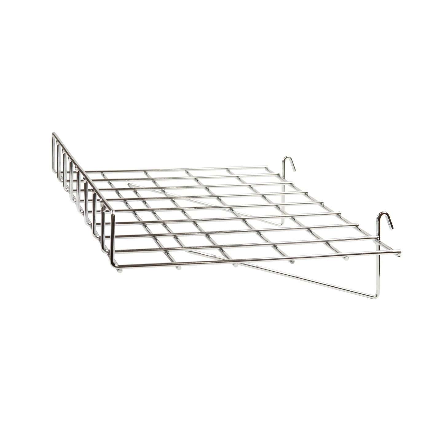 Extra Strong Wire Shelf With Lip For Grid Mesh Panels