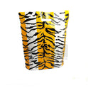 100x Plastic Tiger Printed Design Carrier Bags