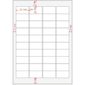 Multi-Purpose A4 White Self-Adhesive Labels - 40 Label Per sheet