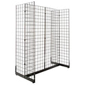 Black Grid Mesh Panel Gondola Base