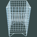 White Dump Bin Basket Retail Merchandising Display Storage Bin