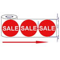 500x45mm Red Self-Adhesive Promotional Price Labels for Retail - Multi Listing