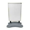 Heavy Duty Silver Pavement Sign Waterbase A1&A2 Outdoor Poster Display Stand