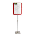 Adjustable Height Custom Floor Display Stand Sign Holder Poster Frame