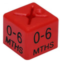 50x Children/kids Clothes Age Size Cubes From "Age 1-2" To "Age 13-14" And Month