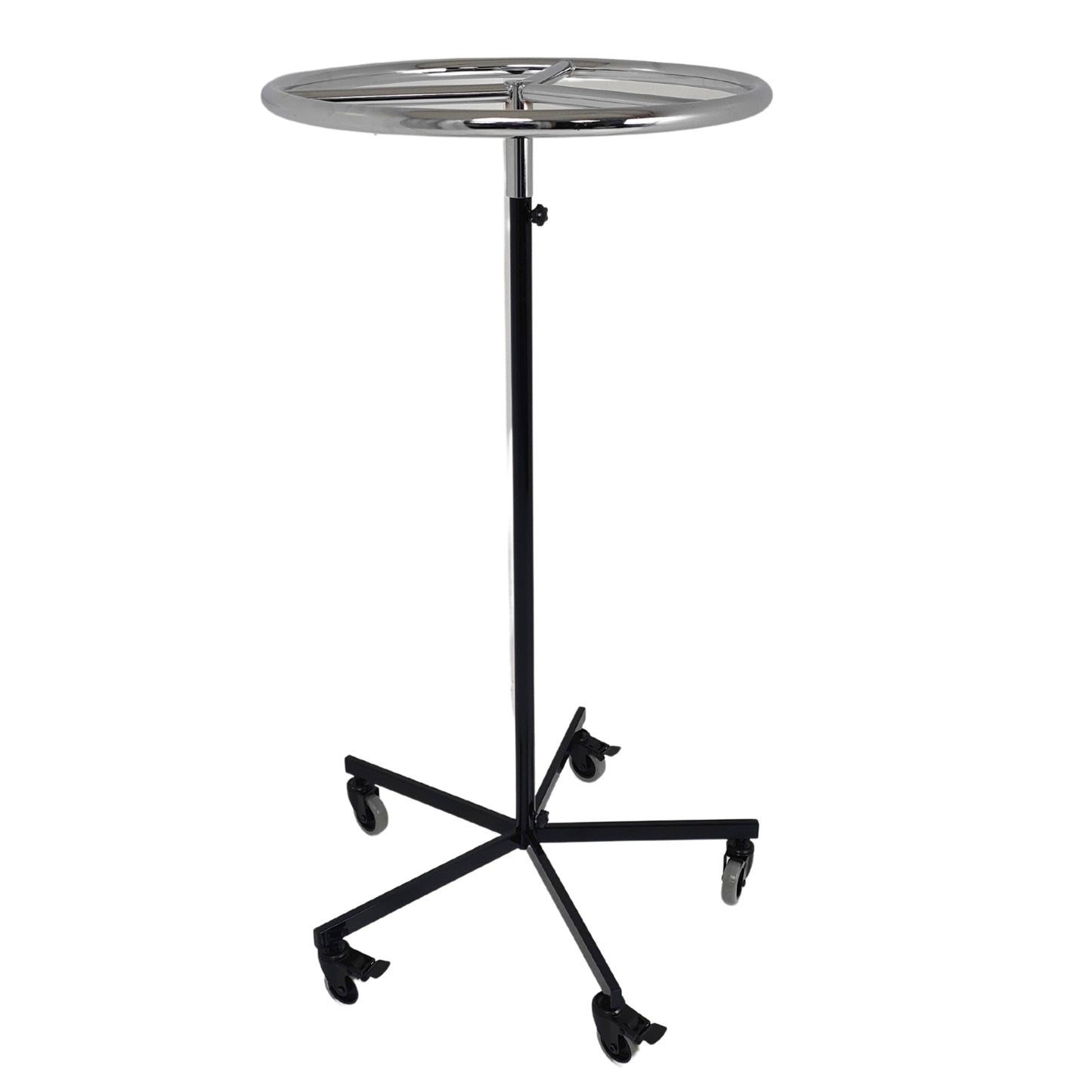 Garment Rail Clothes Display Circular Fashion Adjustable Height Rack