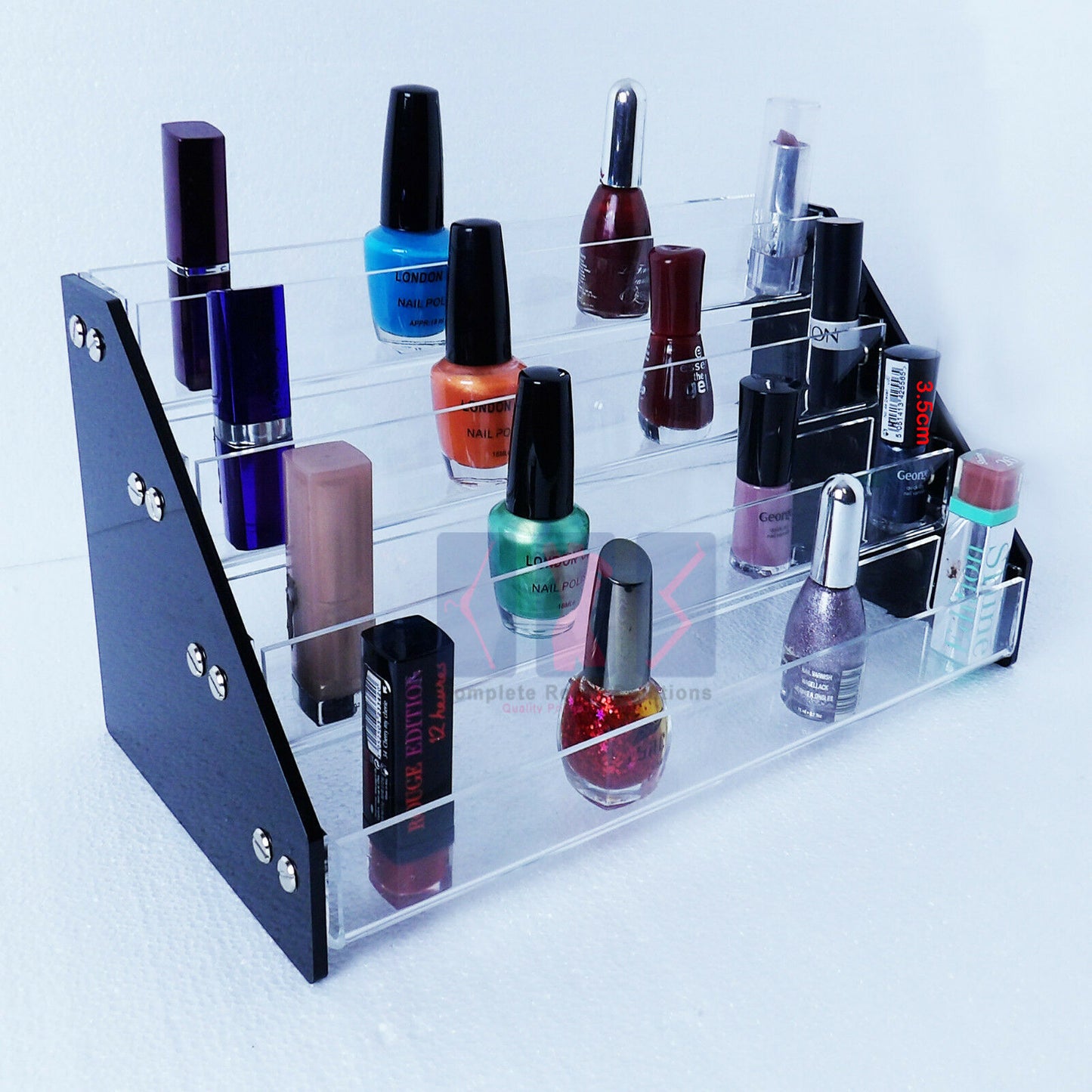 Acrylic Nail Polish Tiers Cosmetic Varnish Display Stand Organizer