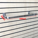 Fashion Display D-Rail for Slatwall - Versatile Hanging Solution for Clothing and Accessories