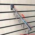 5 Hook Waterfall Sloping/Straight Display Arm For Slatwall