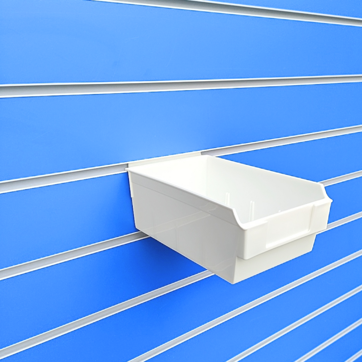 Medium Size Storage Box Slatbox Shelfbox Slatwall Display