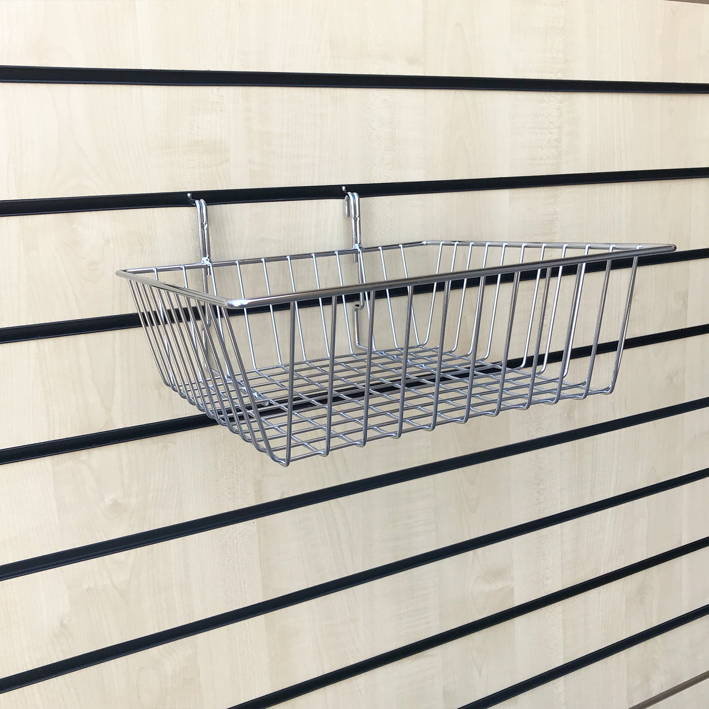 Heavy Duty Slatwall Retail Shop Display Basket