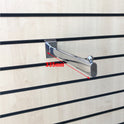 Oval Straight Arm For Slatwall Panel For Retail Display