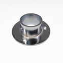 Premium Wall Floor Flange For Walk In Wardrobe Chrome Tubing Hanging Rail System