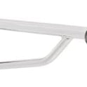 Heavy Duty Wall Projection Bracket For Walk In Wardrobe Chrome Tubing Hanging Rail System