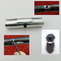 Tube Joiner Walk In Wardrobe Chrome Tubing Hanging Rail System