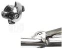 2 Way Tube Clamp For Walk In Wardrobe Chrome Tubing Hanging Rail System