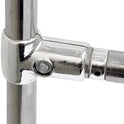 3 Way T-clamp For Walk In Wardrobe Chrome Tubing Hanging Rail System