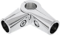 4-way Clamp For Walk In Wardrobe Chrome Tubing Hanging Rail System